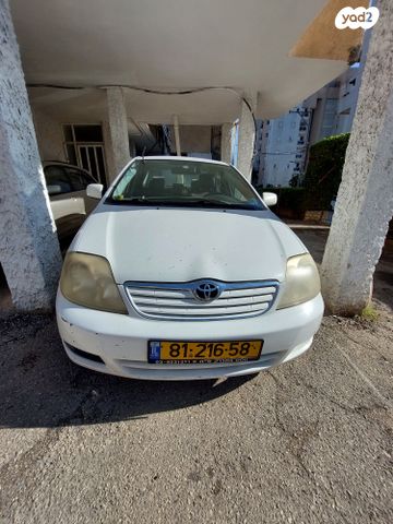 מודעת רכב טויוטה קורולה