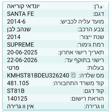 יונדאי סנטה פה