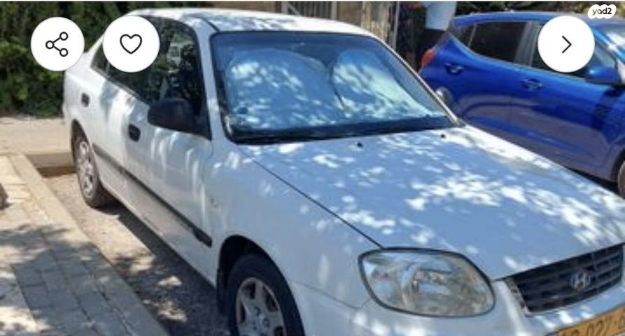 מודעת רכב יונדאי אקסנט i25