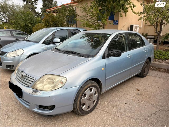 מודעת רכב טויוטה קורולה