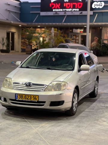 מודעת רכב טויוטה קורולה