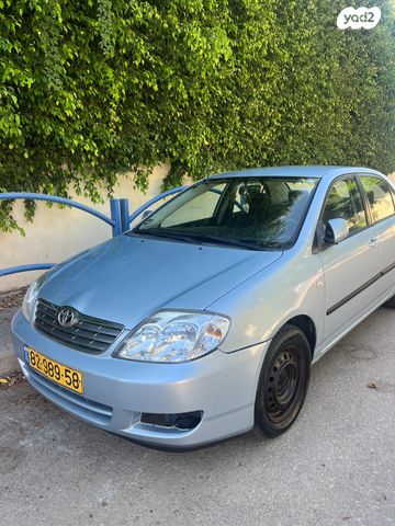 מודעת רכב טויוטה קורולה