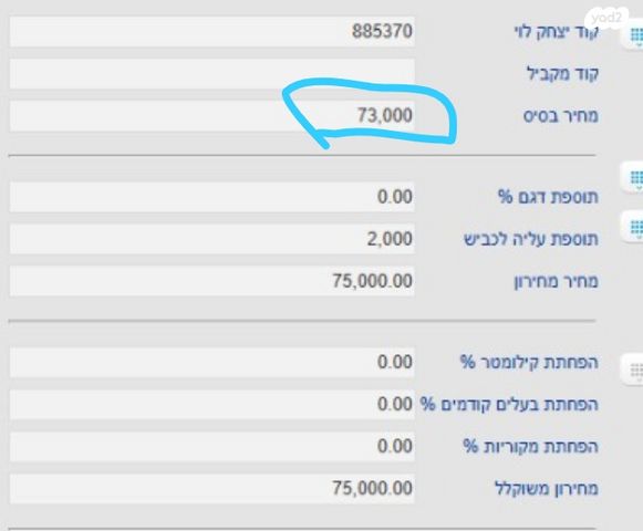 מודעת רכב קיה פיקנטו