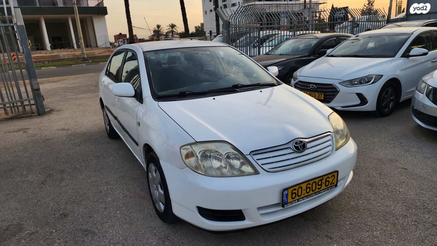 מודעת רכב טויוטה קורולה