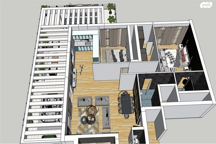 גג/ פנטהאוז, וינגייט 3, יד אליהו, תל אביב יפו