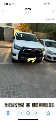 מודעת רכב טויוטה היילקס