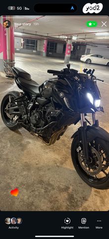 מודעת רכב ימאהה MT 07