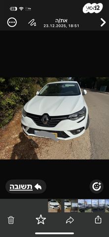 מודעת רכב רנו מגאן