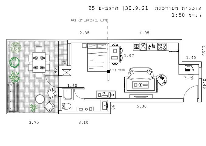 דירה, הראב"ע 25, שפירא, תל אביב יפו