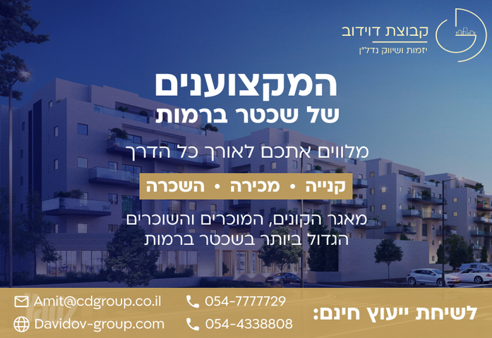 גג/ פנטהאוז למכירה בירושלים (תיווך) — 2