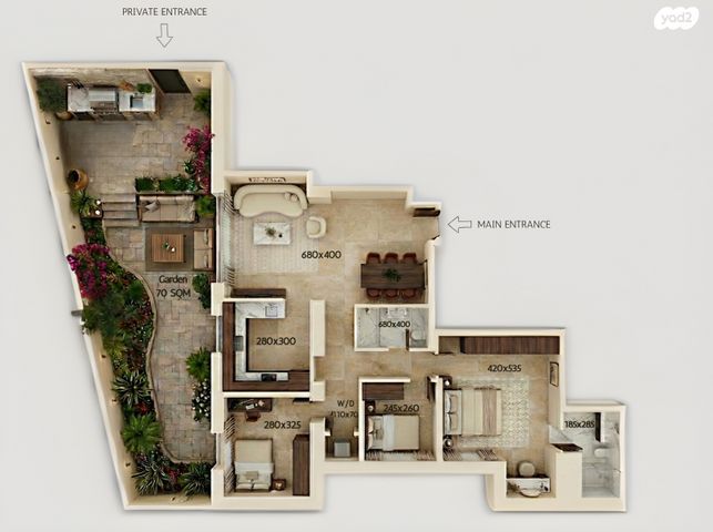 דירת גן, הפלמ"ח, קטמון הישנה, ירושלים