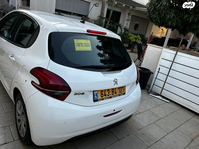 מודעת רכב פיג'ו 208
