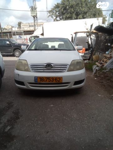 מודעת רכב טויוטה קורולה