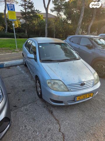 מודעת רכב טויוטה קורולה