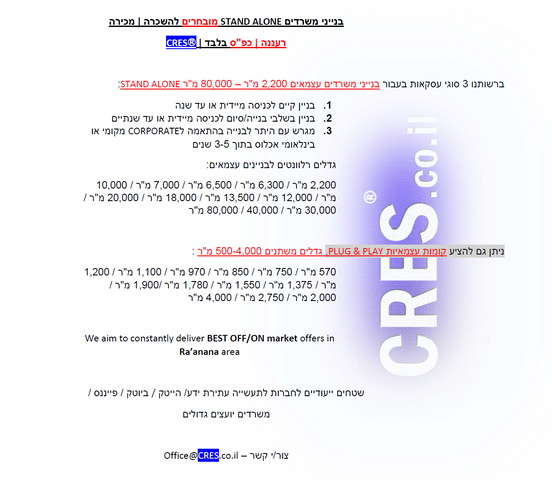 בניין משרדים, רעננה