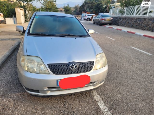 מודעת רכב טויוטה קורולה