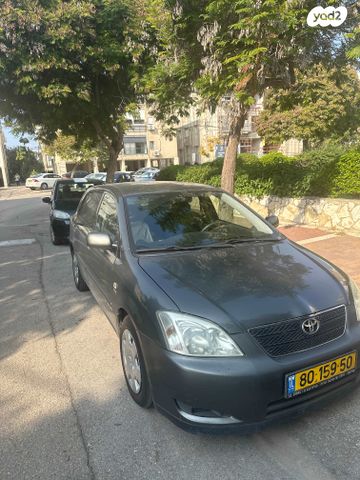 מודעת רכב טויוטה קורולה