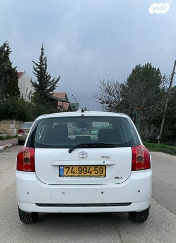 מודעת רכב טויוטה קורולה