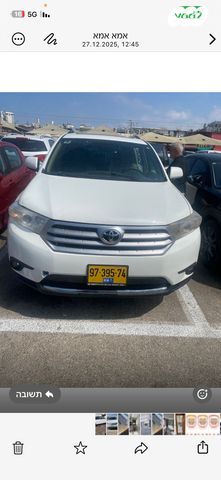 מודעת רכב טויוטה היילנדר