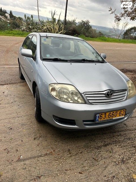 מודעת רכב טויוטה קורולה