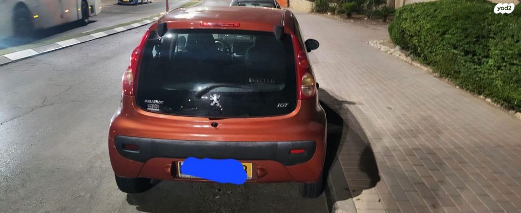 מודעת רכב פיג'ו 107