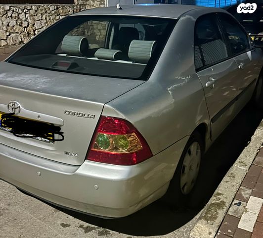 מודעת רכב טויוטה קורולה