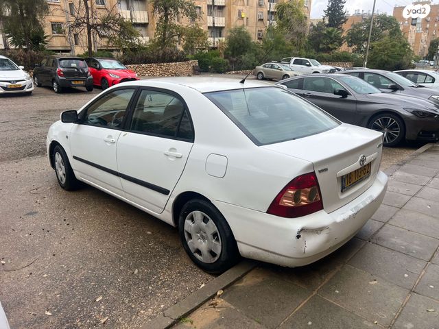 מודעת רכב טויוטה קורולה