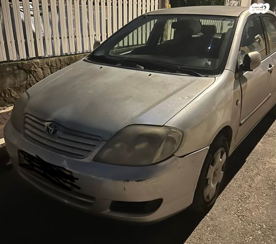 מודעת רכב טויוטה קורולה