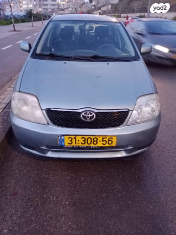 מודעת רכב טויוטה קורולה