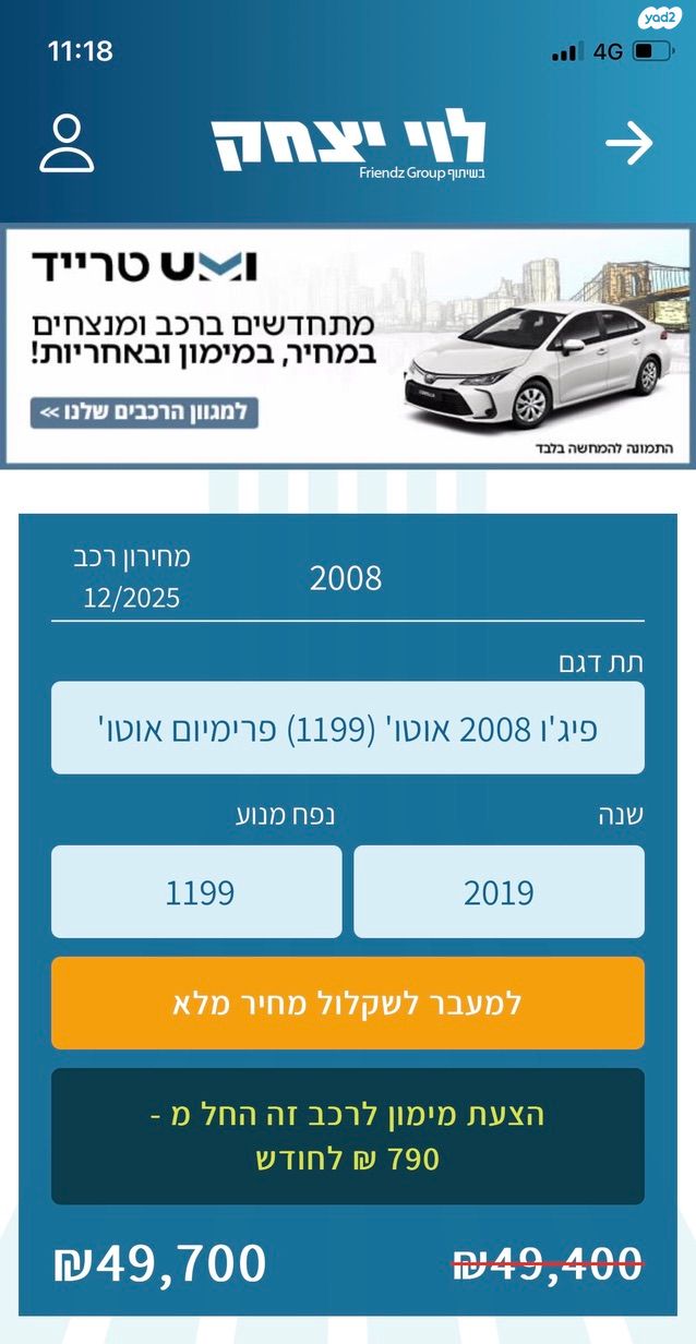 פיג'ו 2008
