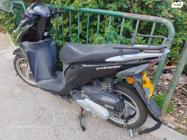 מודעת רכב הונדה ויז'ן 110