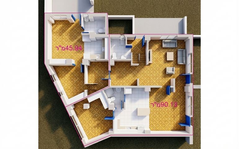 דירת גן, שדרות ירושלים, צהלון, שיכוני חסכון, תל אביב יפו