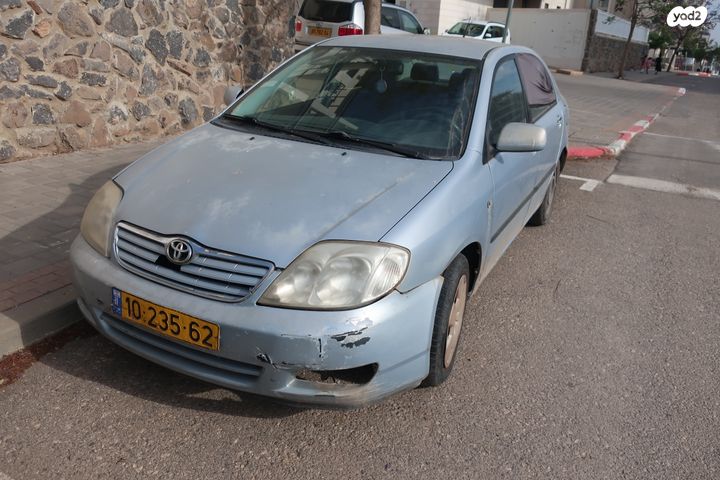 מודעת רכב טויוטה קורולה