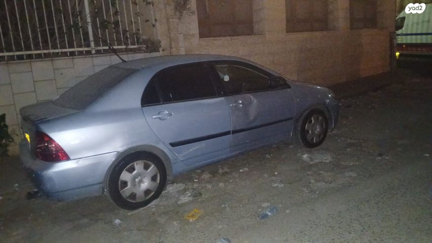 מודעת רכב טויוטה קורולה