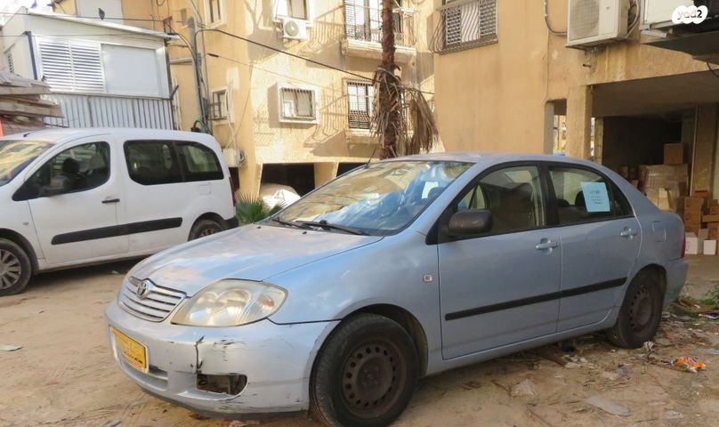 מודעת רכב טויוטה קורולה