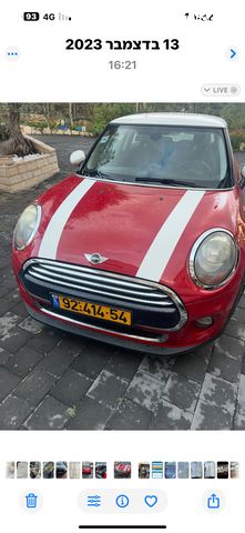 מודעת רכב מיני קופר