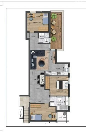 דירה, קריניצי, שכונת בן גוריון, מרכז העיר ג', רמת גן