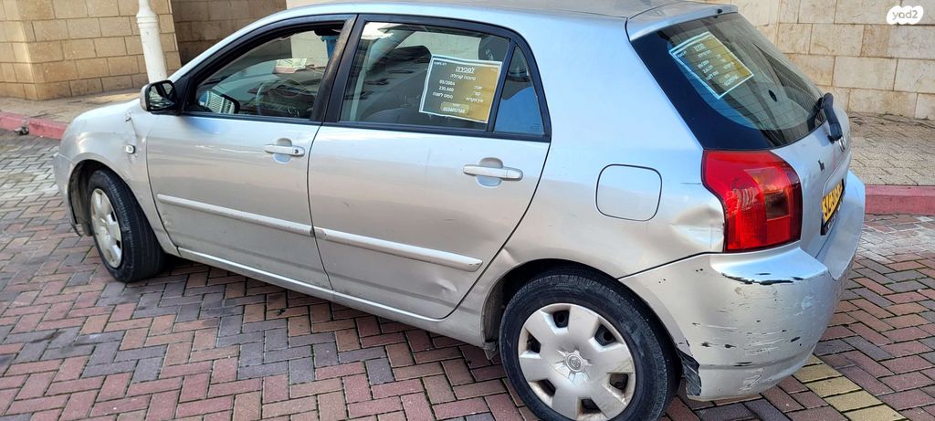 מודעת רכב טויוטה קורולה