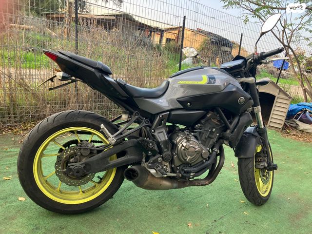 מודעת רכב ימאהה MT 07