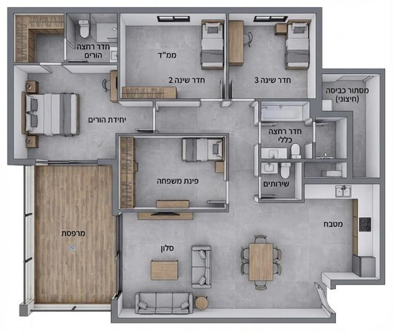 דירה, אלה 23, בת חפר, בת חפר