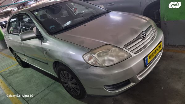 מודעת רכב טויוטה קורולה