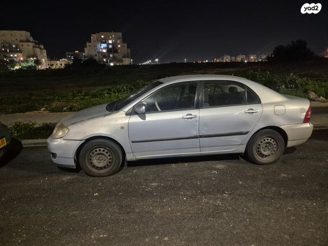 מודעת רכב טויוטה קורולה