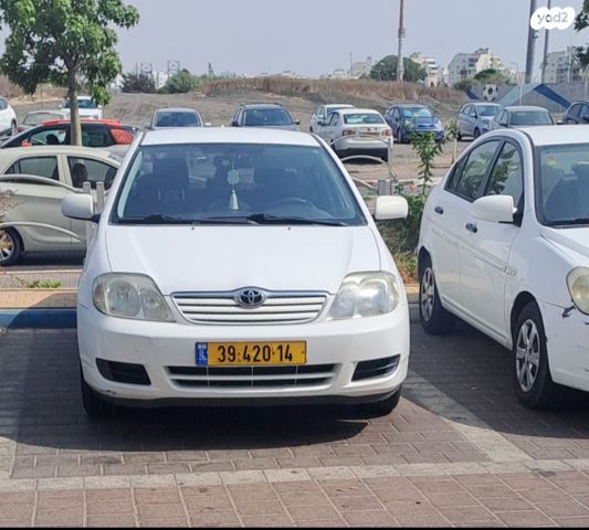 מודעת רכב טויוטה קורולה