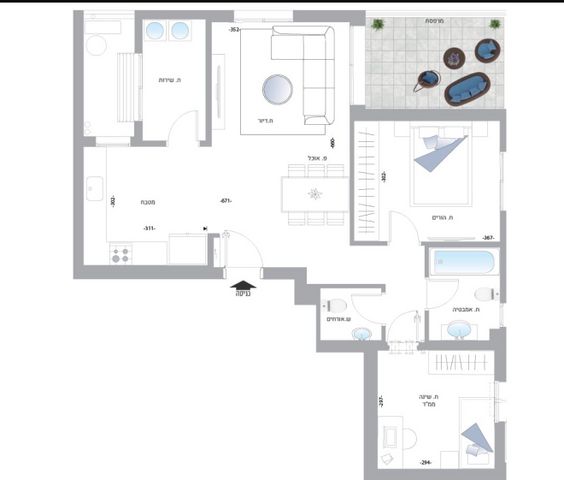 דירה, שדרות יצחק שמיר 19, צריפין החדשה, באר יעקב