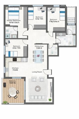 דירה, הבה"דים 7, נרקיסים, ראשון לציון