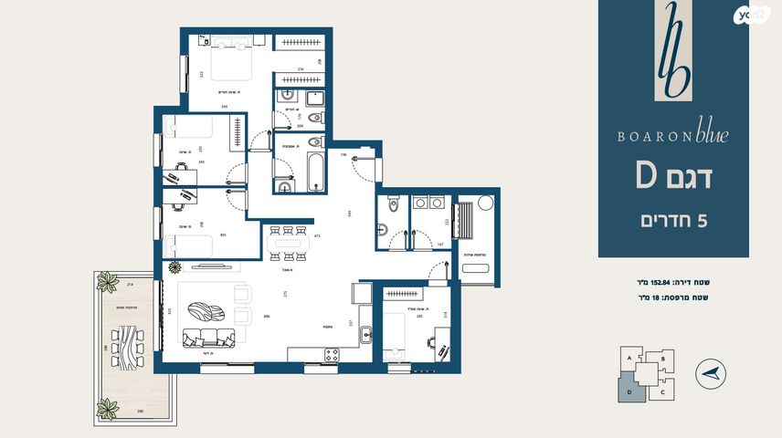 דירה, שדרות בן אב"י, נוף הטיילת, נתניה