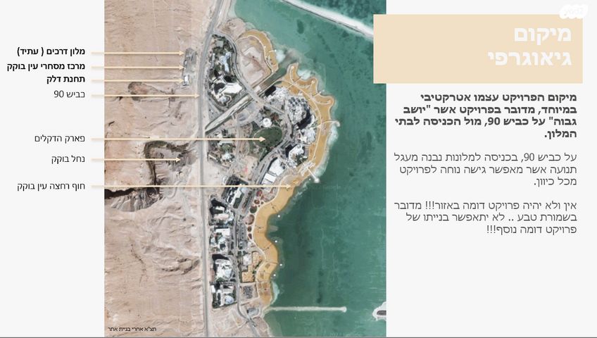 חנויות/ שטח מסחרי, ים המלח בתי מלון