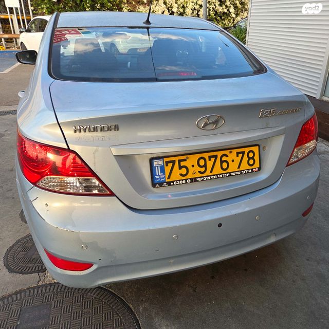 מודעת רכב יונדאי אקסנט i25