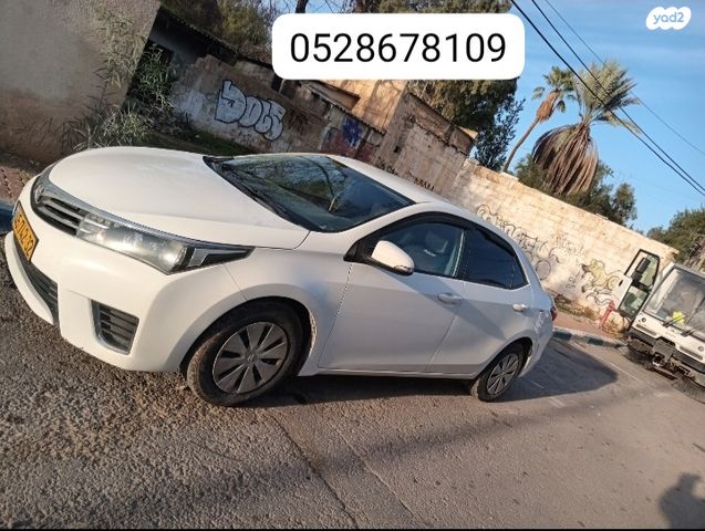 מודעת רכב טויוטה קורולה