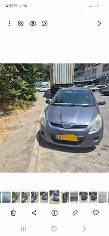 מודעת רכב יונדאי i20